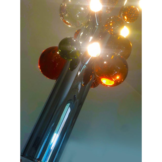 Contemporary Multicolour “Cactus” Murano Glass Sputnik Chandelier For Sale - Image 9 of 10