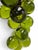 Vintage Mid-Century Modern Olive Green Lucite Grape Cluster Accent Piece For Sale In West Palm - Image 6 of 6