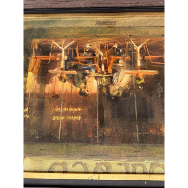Simón Pasini, Break in Caffé Milano, 2014, Oil on Canvas For Sale - Image 4 of 6