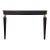 Custom Made Expresso Finish & Gilt Trims Wood Wall Mounted Console Table For Sale