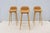 Fabulous set of 3 Fiber bar stools by Copenhagen-based design duo Iskos-Berlin for the Danish brand Muuto. These elegant...