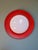 1960s Space Age Round Wall Sconces in Orange Lacquered Metal and White Opaline Glass, 1960s, Set of 2 For Sale - Image 5 of 18