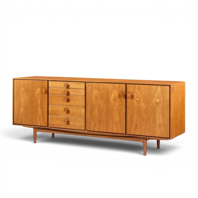 Mid-Century Modern Kofod Larsen for G Plan Mid Century Danish Teak Sideboard Credenza For Sale - Image 3 of 12