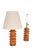 Mid 20th Century Mid Century Modern Stacked Wood Table Lamps For Sale - Image 9 of 12