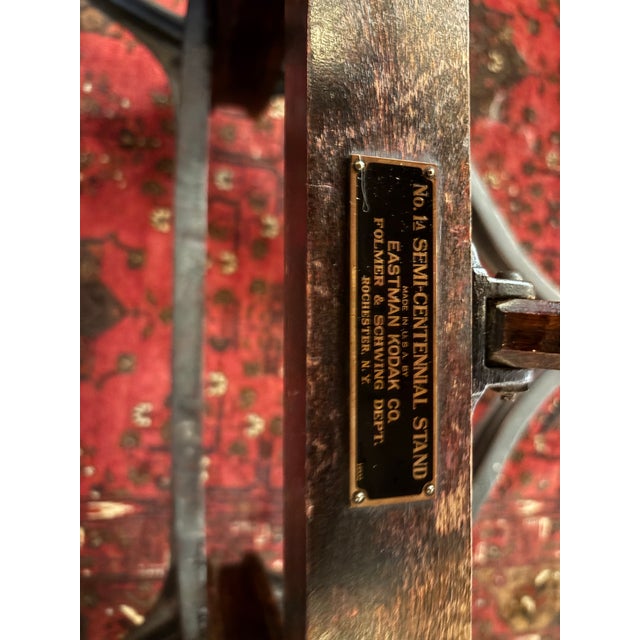 Eastman Kodak Antique Century No. 9a Studio Camera With Dallmeyer 3a Lens, Stand & Sliding Carriage [Dw] For Sale - Image 4 of 12