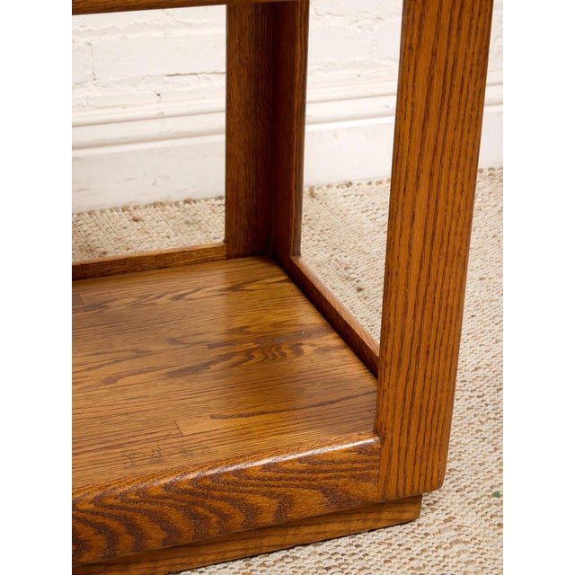 Oak Vintage Entry-Table or Retail Display For Sale - Image 9 of 10