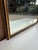 Gold Late 20th Century Italian Giltwood Mirror With Blue Painted Details and Floral Swags For Sale - Image 8 of 12