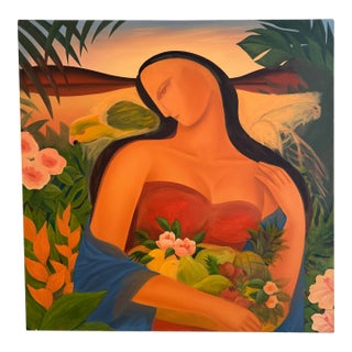 Post Impressionist Original Painting by Naoko Paluszak For Sale