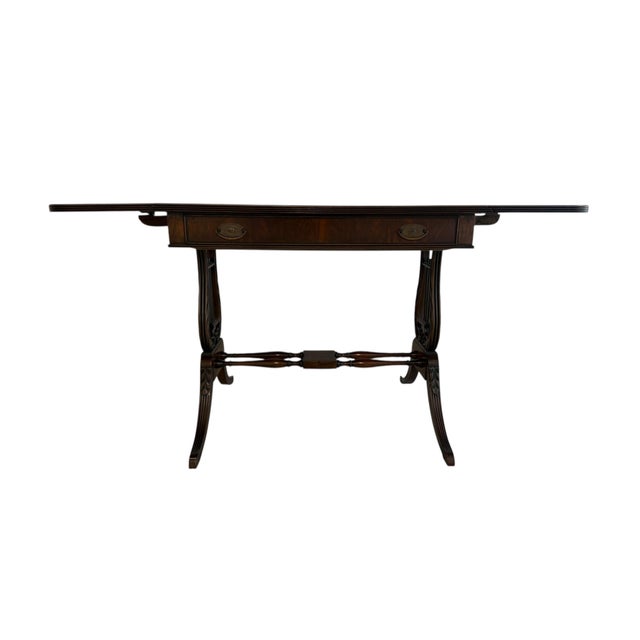 1920s Robert W Irwin Harp Table For Sale - Image 12 of 17