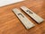 Minimalist Sliding Door Mounting Handles, Germany, 1920s, Set of 2, in Very Good conditions. Designed 1920 to 1949
