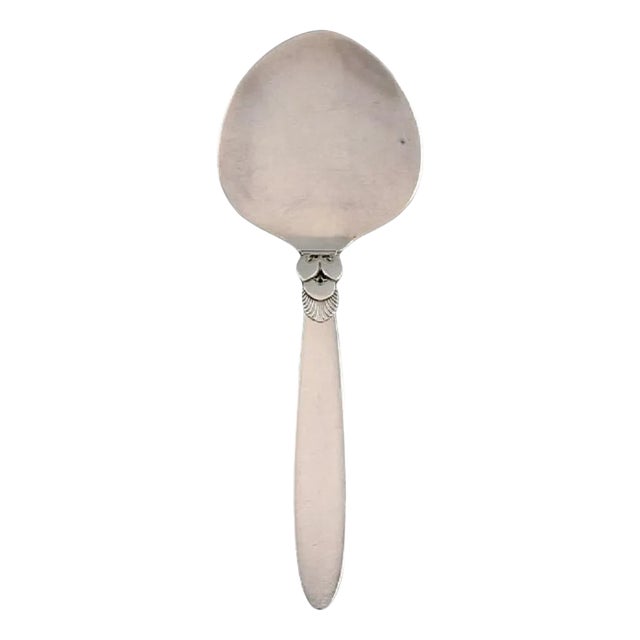 Sterling Silver Cactus Serving Spade from Georg Jensen For Sale
