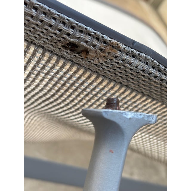 Pair Richard Schultz Knoll Chaise Lounge Chair Aluminum Mesh Modern Patio Pool For Sale - Image 9 of 10