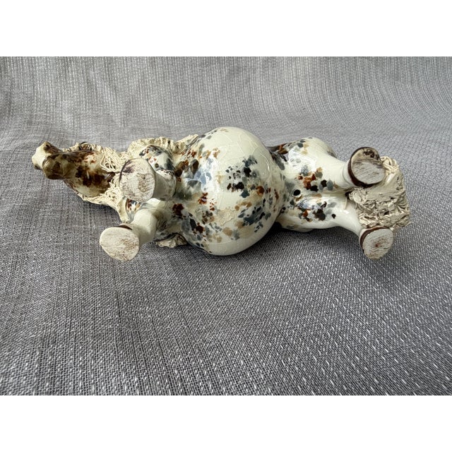 Vintage Cheval Ceramics Appaloosa Pony Figure Spaghetti Effect Mane For Sale - Image 15 of 17
