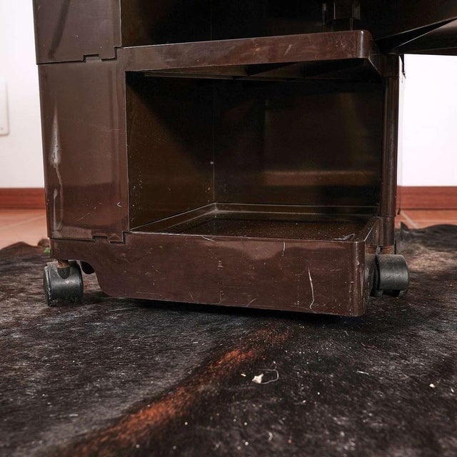 Brown Plastic Boby Trolley For Sale - Image 3 of 5