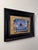Surrealism Wormhole by Patrick Nevins | Oil on board Painting of a black hole on a torn paper background For Sale - Image 3 of 3