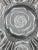 Vintage Clear Glass Rose Etched Vanity Trinket Dish- Scalloped Edges For Sale - Image 13 of 18