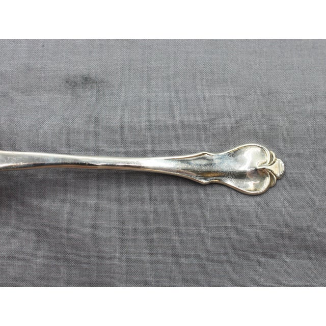 Early 20th Century Early 20th Century Peruvian Sterling Silver Food Pusher by Camusso For Sale - Image 5 of 6
