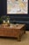 New special order item. Not vintage. Add modern yet transitional charm to your living space with the Enid Dark Burlwood...