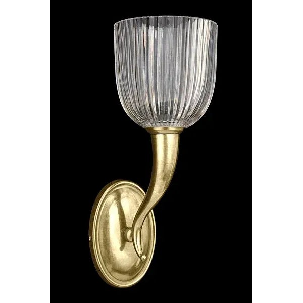 Contemporary Olympia Uno Sconce in Brass Finish For Sale - Image 3 of 3