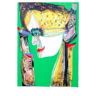 Lis Zwick, Composition, Lithograph, 1990s For Sale