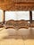Brown French Provincial Rush Seated Bench, 19th Century For Sale - Image 8 of 10
