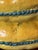 Vintage Italian Majolica Trompe L’Oeil Lemon Yellow Garden Seat Stool For Sale - Image 12 of 17