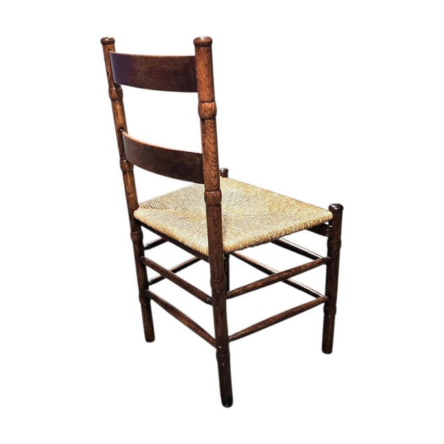 Art Deco Rush Chairs, Set of 2 For Sale - Image 4 of 18