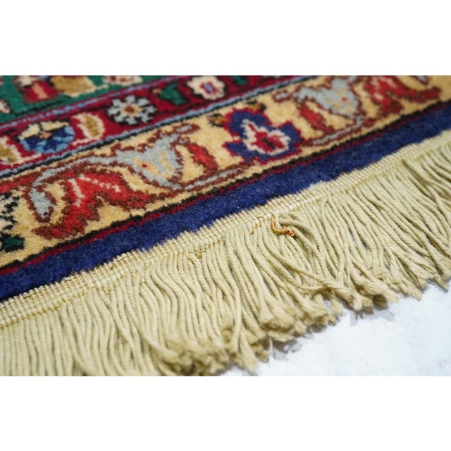 Blue Extremely Fine Persian Tabriz Woven by the Artist Master Weaver Rug 8'1'' X 11'4'' For Sale - Image 8 of 11