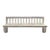 Vintage Long Banister Indian Farmhouse White Wash Bench For Sale