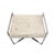 Modern Pasargad Home Safari St. Steel Frame Cowhide Bench For Sale - Image 3 of 6