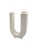 Mid-Century Modern Space Age White U Letter Shaped Ceramic Solifleur Vase, Marcel Radureau Ca. 1970 For Sale - Image 3 of 11