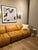 Drapey Vintage Inspired Leather Sofa For Sale In Los Angeles - Image 6 of 6
