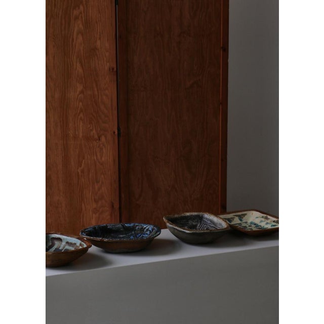 Danish Modern Glazed Ceramics Bowls attributed to Jeppe Hagedorn-Olsen, 1960s, Set of 4 For Sale - Image 18 of 18
