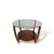 Glass Mid-Century Round Smoked Glass and Teak Coffee Table, 1960s For Sale - Image 7 of 8