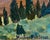 Jacques Martin-Ferrières—Landscape in Catalonia, Spain—1920s Post-Impressionist Oil Painting For Sale - Image 9 of 12