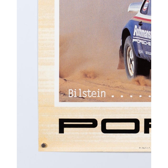 White Original Porsche Poster by Gruppe C For Sale - Image 8 of 10