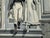 American Original Signed Graphite Illustration of Colonial Couple Leaving Townhouse, 11 X 9 In. For Sale - Image 3 of 5