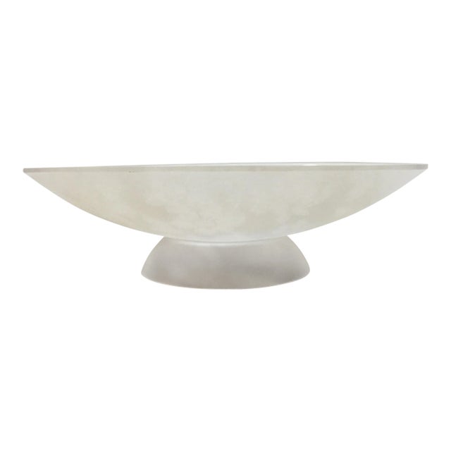 1960s Contemporary Frosted Plastic Bowl/Planter For Sale