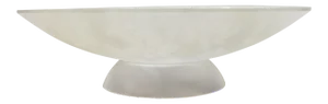 1960s Contemporary Frosted Plastic Bowl/Planter