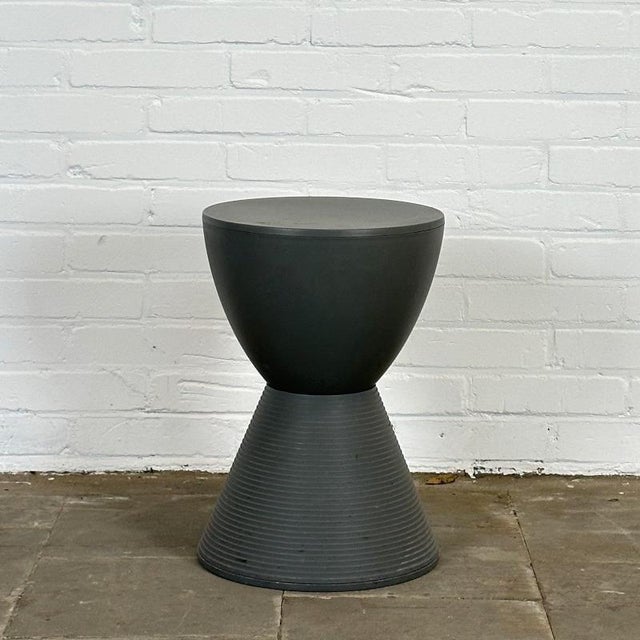 Kartell Prince Aha Side Table in Dark Gray by Philippe Starck For Sale - Image 6 of 6