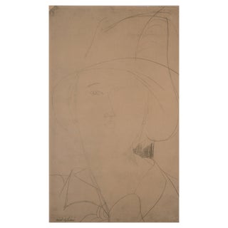 After Amedeo Modigliani, Woman with Hat, 1959, Lithograph For Sale