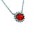 Natural Sapphire Diamond Halo Pendant With Chain 17" 14k WG 1.92 TCW Certified $4,950 300631 MADE IN ITALY Nothing says,...