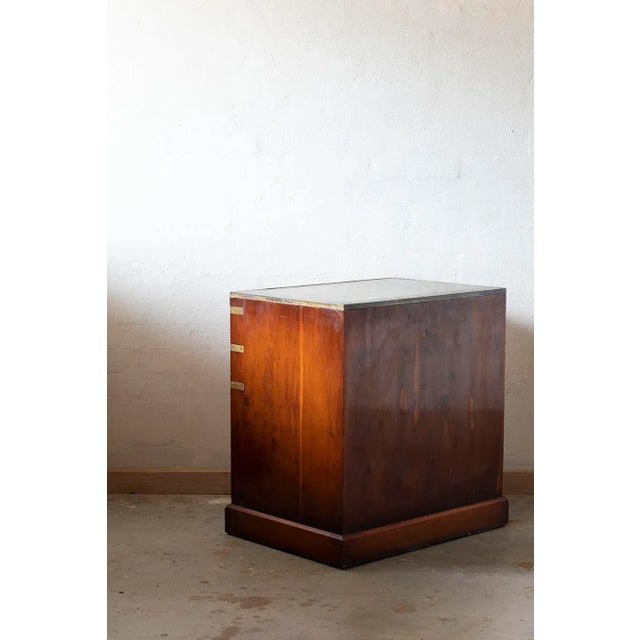 Brown Small Vintage Chest of Drawers For Sale - Image 8 of 9