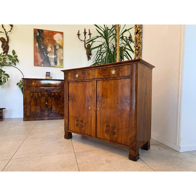 Antique Biedermeier Veneer Sideboard For Sale - Image 13 of 13