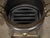 English Regency Style Coal Burner Fireplace Urn Grate with Brass Volutes For Sale - Image 4 of 12