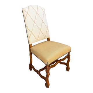 Alfonso Marina Ebanista Louis XIII Style Gallatin Dining Chair For Sale