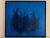 Paint Blue Fusion, Contemporary Framed Abstract Acrylic Painting by Stephen Remick For Sale - Image 7 of 12