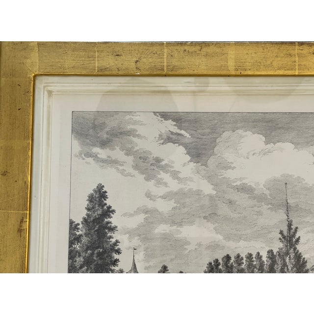 18Th. C. French Print of Versailles Gardens For Sale - Image 4 of 12