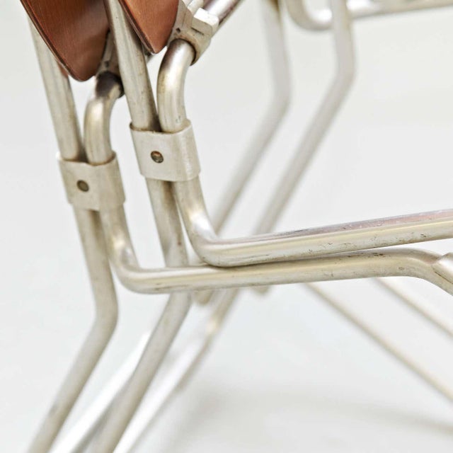 1950s Set of Aluflex Chairs by Armin Wirth For Sale - Image 5 of 12