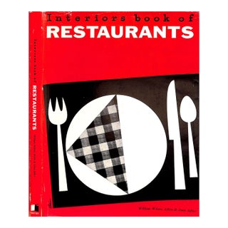 "Interiors Book of Restaurants" 1960 Atkin, William Wilson & Adler, Joan For Sale